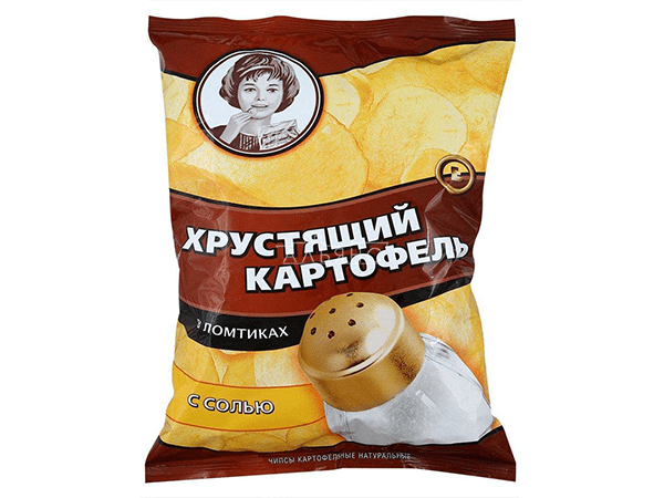 Картофельные чипсы "Девочка" 160 гр. в Чехове