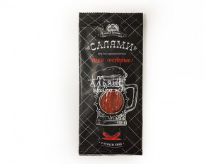 Ресторанные гренки с сметаной и зеленью: Кнуты  Салями Чили 50 гр