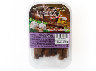 Кета палочки: Сурские гренки Чеснок с зеленью (100 гр)