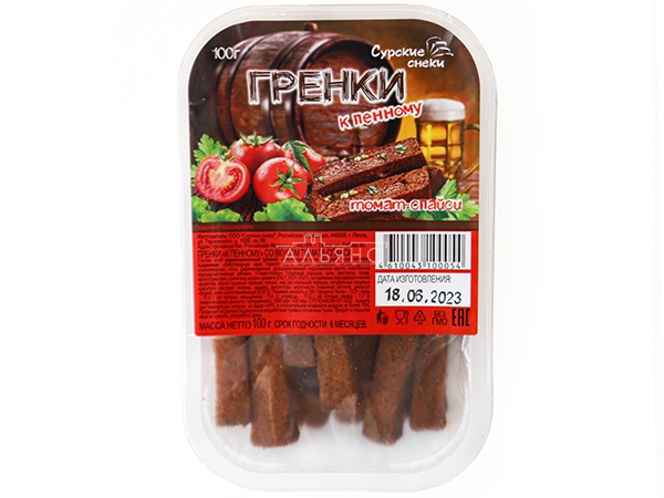 Сурские гренки Томат спайси (100 гр) в Чехове