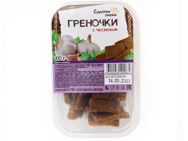 Сурские гренки с Чесноком (100 гр) в Чехове