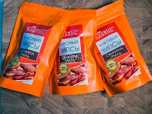 Снеки к пиву: Мясо (АЛЬЯНС) вяленое свинина 