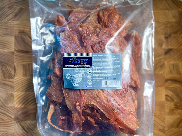 Мясо (АЛЬЯНС) вяленое курица 500гр "С халапеньо" в Чехове