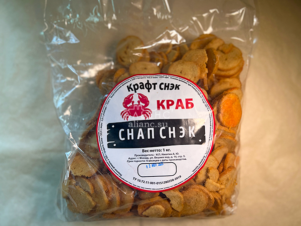 Снапсы ПШЕНИЧНЫЕ "Краб" в Чехове