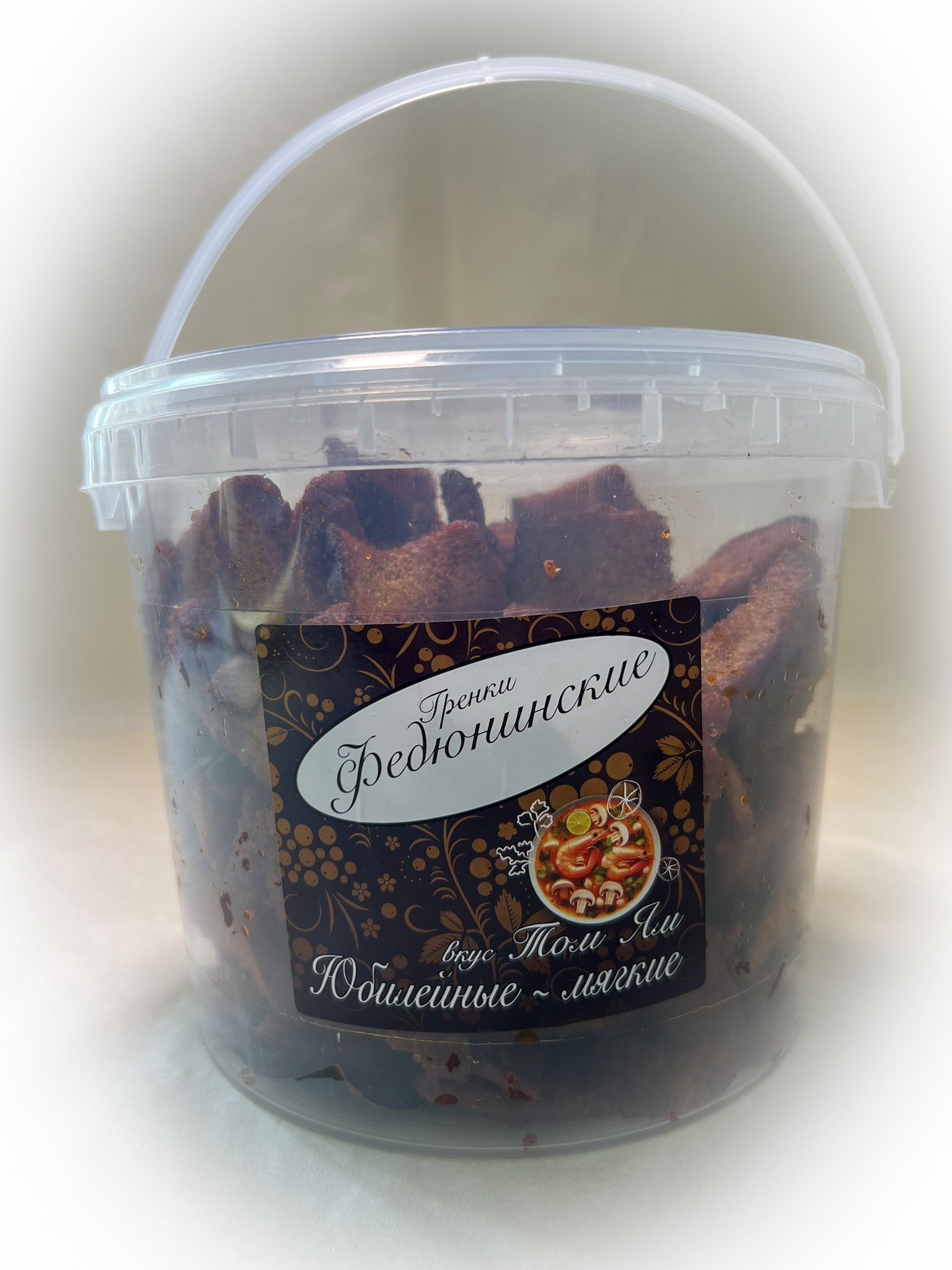 Гренки "ФЕДЮНИНСКИЕ" "Том ям" (ведро 900 гр.) в Чехове