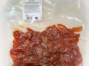 Сырный продукт ФЕРМЕРСКИЙ паутинка белая: Мясо Чипсы индейки 