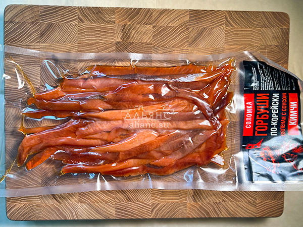 Горбуша соломка по-корейски в Чехове