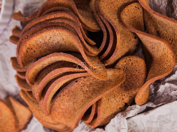 Ресторанные гренки с креветкой в Чехове