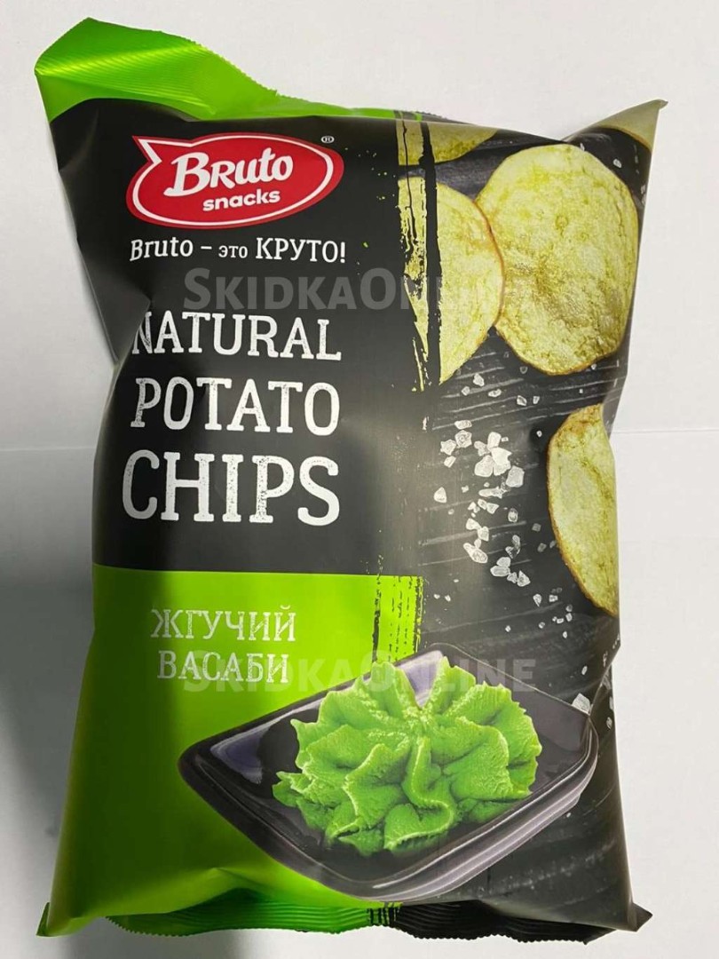 Картофель «Бруто» со вкусом васаби 130 гр. в Чехове