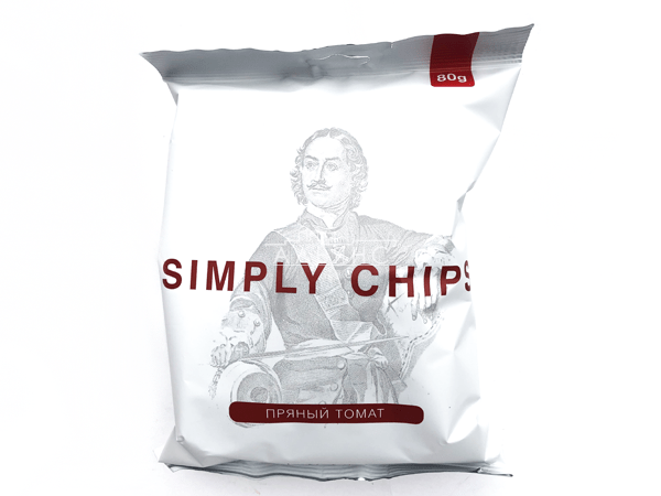 Картофельные чипсы "Simple chips" Пряный томат 80 гр. в Чехове